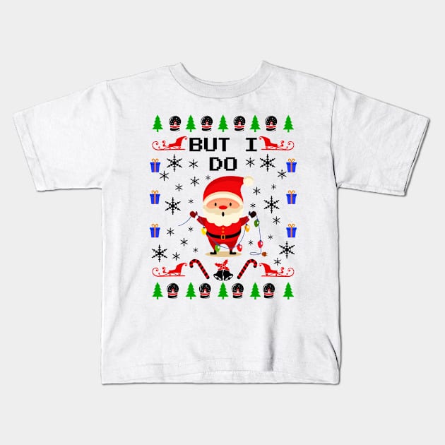 Matching Ugly Christmas Sweaters. Couples Christmas. Kids T-Shirt by KsuAnn